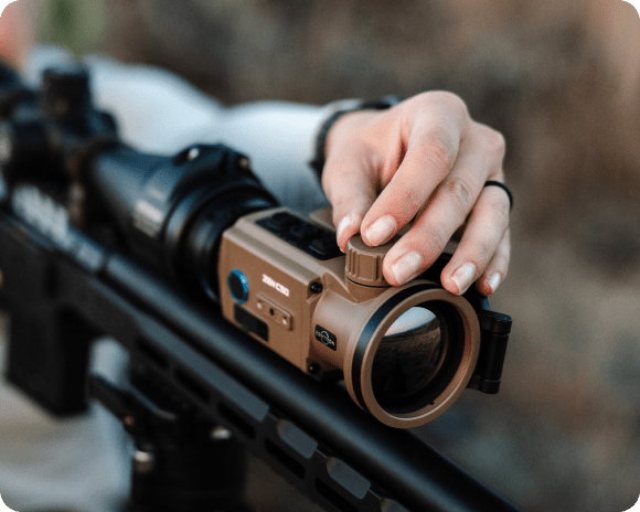 Zentron C50 plug and play zero-shift mounting on rifle